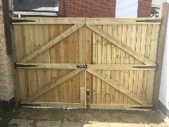 Double Driveway Gates